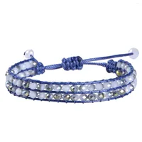 Strand Kelitch Crystal Beads Wrap Braceletas Handmade Charm Mujeres Joyas Fashion Man Bangles Accesorios Al por mayor