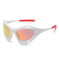 New Y2k Cat Eye Punk Sunglasses Women Men Ins Popular Sport Mirror Sun Glasses Female Brand Designer Shades Uv400 De Sol 230131
