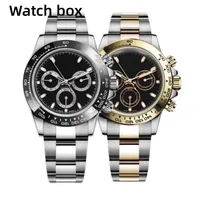 Fashion sports men's watch ST9 Steel all sub-dials working 40mm automatic 3866 mechanical sports luminous sapphire glass men's ceramic watch circle grey dial watch