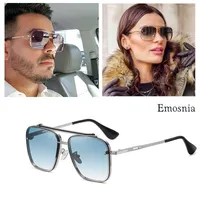 Emosnia Men Sunglasses Classic Square Mach Six Cool Women Vintage Gradient Sun Glasses Punk Okulary Driving Goggle 230131