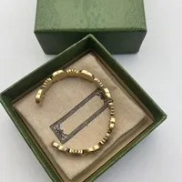 Pulseira de pulseira de pulseira aberta braclets de designer de luxo ouro retro para mulheres suprimentos de jóias de moda
