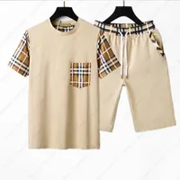 2023 디자이너 Menstracksuits 여름 정장 패션 티셔츠 비치 셔츠 반바지 세트 남자 세트 의상