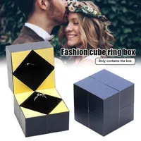 Jewelry Pouches Puzzle Box Magical Ring For Valentine's Day Proposal Engagement Wedding FS99