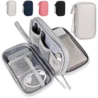 Duffel Bags Portable Storage Bag Digital Cable Electronic Organizer Case Earphone SD Cards Drives USB Wires Clutch Purse Organiser