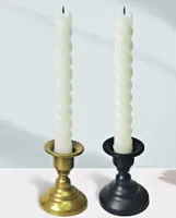 Los últimos candelabros de doble uso, arte de hierro dorado, decoración geométrica para el hogar, adornos de copa de vela, muchos estilos para elegir, logotipo personalizado de soporte