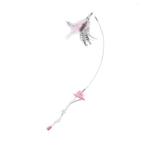 Cat Toys Bird Feather Wand Toy Interactive Pet Supplies With Long-Rod For Exercise Replacement