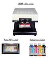 Artwork Desgin 4 Cups Coffee Printer Tablet PC Included With 100ml Color Edible Ink Free