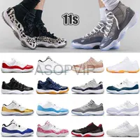 Hotsale Jumpman 11s Mens Basketball Shoes Jumpman11 Vintage Leather Stitching Designer Animal Instinct Cool Grey 2021 New Low Pure Violet