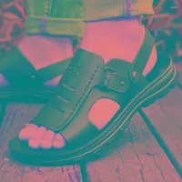 Sandals Summer Men's Outdoor Non-slip Men Beach Handmade Genuine Leather Shoes Fashion Sneakers