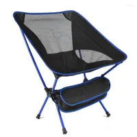 Camp Furniture Folding Chair Outdoor Beach Portable Lightweight Moon Space Aviation Aluminum Tube Lazy Fishing