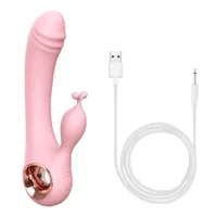 Stringe G-Strings WOMENS USB USB Dildo VIBRATORI VIBRATORI Sex Toys for Women Vaginal Anal Massager G Spot Clitoris Stimolazione 10