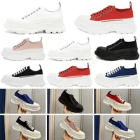 Shoes Casual High Boots Fashion Platform Tread Slick Canvas Sneaker Pale Royal Pink Red Royal White Triple Black Arrivals McQuee Men Women Alexar Whith