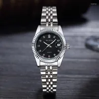 腕時計ファッション2023 wlisth Quartz手首ウォッチ女性トップの有名な女性時計ビジネスカレンダーRelogio