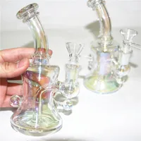 Hookah three types random color middle bases free splicing 14mm joint glass bongs build a bong arm tree tire water pipes perc glass ash catcher