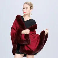 Scarves Arrival Fashion Winter Women's Temperamental Comfortable Shawl Warm Thick Soft Cute Red Vintage Elegant Holiday Poncho