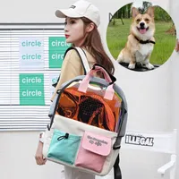 Dog Car Seat Covers Fashion Insider Pet Carrier Backpack Breathable Outdoor Travel Product Bag For Small Cat Chihuahua Mesh