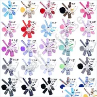 Anneaux cl￩s Self-d￩fense Keychain Set pour les femmes 2022 Factory MTI Colors Alarme Pompom Postule Trop livraison de gouttes bijoux dhgva