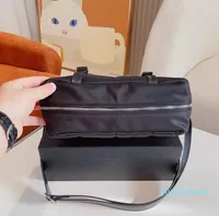 mens designer bag Nylon Messenger Bags luxury 553 bags small briefcases Men Black Cross Body single shoulder Triangle
