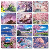 Paintings Wall Art Oil Painting By Numbers Mountain Landscape Picture Drawing Lake For Living RoomPaintings