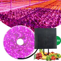 Grow Lights Solar LED Light Strip Phytolamp Full Spectrum 2835 SMD Panel 5V USB Phyto For Plants Seed Flower Greenhouses