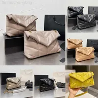 Bolsa de cadena de pachas de Loulou ACLATADA ALEDA VINTAGE DENIM Diseñador Hardware de metal Bag Bag Bag Bag Magnetic Snip Cierre de lujo Ysyl Ysyl