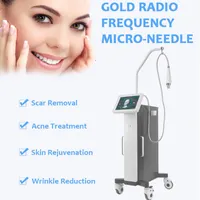 2023 Golden RF Microneedle Microneedling Machine Radio Frequency Micro Needle anti-acne skin care tools Stretch Mark Acne Removal Facial Beauty Equipment