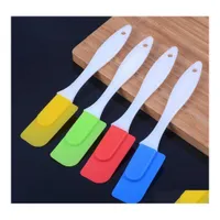 Cake Tools Sile Bake Spata 18X3Cm Baking Scraper Cream Butter Handled Detachable Kitchen Pastry Drop Delivery Home Garden Dining Bar Dhmtv