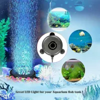 Underwater Submersible Fish Tank Light Color Changing LED Air Light Aquarium Air Bubble 12pcs Lamp Making Oxygen for Fish Tank