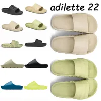 Adilette 22 Slipper Men Mulheres Slides de borracha Slippers Sandal Black Magic Lime St Sand Sapatos de Luxúria Sapatos de Luxúria