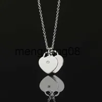 Pendant Necklaces Luxury Brand Necklace TIF Heart Pendant Women 925 Sterlling silver Designer Design Halter Jewelry Valentine's Day Gift original quality T2201314