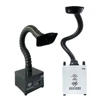أداة تنقية الدخان العلوية Qihang Top Mini تنقية كفاءة في التدخين مستخرج الدخان مع LED Air Fluter Filter Dust Clean Indoor