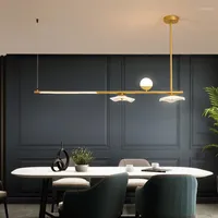 CHANDELIERS MODER GOLD Chandelier Lighting Kitchen Decoration LED Decoration Creative Light for Nordic Long Table Loft Dining Dining Room Chandalier