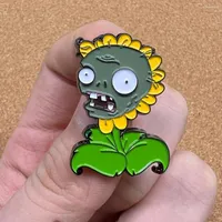 Brooches Classic Cartoon Game Zombie Enamel Pins Lapel For Backpack Clothing Badges Cool Jewelry Decorations