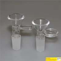 Hookah Glass bong slide flower screen bowls for water pipes bongs smoking bowl joint size 14mm male Silicone oil rig nectar