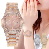 Wristwatches Luxury Watches For Men Business Stainless Steel Quartz Wrist Watch Fashion Casual Clock Hip Hop Men's