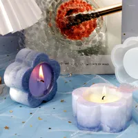 1pc Silicone Candle Mold, Modern Rose Design DIY Candle Mould For