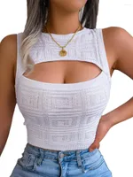 Women's Mock Neck Knit Sweater Vest Sleeveless Casual Trendy Summer Ribbed  Pullover Tank Tops