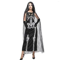 Fantasia Halloween Caveira Scary Boy Girl Infantil Com Capuz