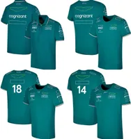 F1 2023 Offizieller Herrenfahrer T-Shirt Formel 1 Team Racing Anzug T-Shirts F1 Polo-Shirt-Fahrer 14 und 18 übergroße T-Shirts Trikots