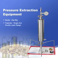 HNZXIB Pressure Equipment 45G~90G Single/Double Layer Closed Loop Extractor Tube Kit Laboratory Extraction Tube Kit Lab Supplies