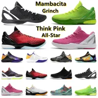 6 5 Proto Mens Basketball Chaussures Sneaker Mambacita Grinch del Sol All Star 6s Big Stage Alternate Bruce Lee Chaos Dark Night Prelude 5s Men Trainer Sports Sneakers 40-46