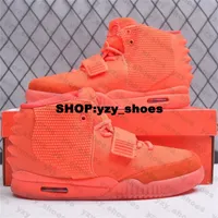 Basketball Air Yzys 2 Schuhe Kanyes West Mens Größe 14 rot Oktober Frauen Trainer US 14 US14 EUR 48 Sneakers Chaussures Zapatillas Scarpe Zapatos EUR 47 Kid Casual Casual