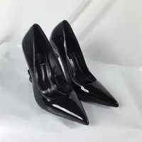 Zapatos de marca 2018 Nuevo barco zapatos puntiagudos de tacón alto Diamond Face Ease Temporada de trabajo Funcionamiento de zapatos profesionales de 11 cm Lett274u