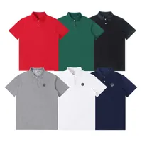 22SS Designer Herren Basic Business Polos T Shirt Fashion Frankreich Brand Herren T-Shirts gestickt Armbetten Buchstaben Polo Shirt M1
