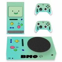 Konsol Dekorasyonları BMO Tarzı Xbox Serisi S Console 2 Kontrolörleri için Cilt Çıkartması Çıkartma Vinil Koruyucu Deriler Stil 1 230228