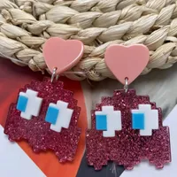 Dangle Earrings Cute Pendant Jewelry Big Lovely Statement Unique Wholesale For Women 2023 Hiphop Funny Childhood Game Vintage
