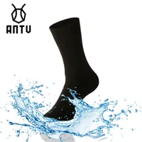 Men's Socks ANTU Waterproof Breathable Bamboo rayon Socks TRAIL-DRY For Hiking Hunting Skiing Fishing Seamless Outdoor Sports Unisex 230301