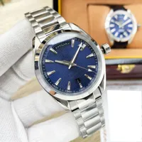 Relógio masculino automático de 42 mm de couro/alça de aço inoxidável Sapphire à prova d'água Casual Classic Fashion Watches Montre de Luxe