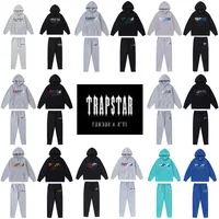 Multi-Style Trapstar Classice Classic Legs Letter Letter Loterel Emelcodery Hoodie и Pant Trapstars London Trade Closuits Designer Designer Eu Size S-xl