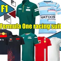 F1 Formula 1 Racing Suit Sets Team Logo Factory Uniform Polo T-shirt a maniche corte Men283N